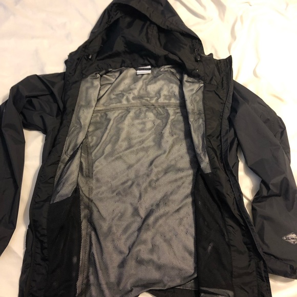 Black Columbia Rain Jacket - Picture 6 of 7